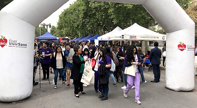 Imagen Seremi del Trabajo participó en Feria del Bienestar y Salud Mental en Barrio Universitario